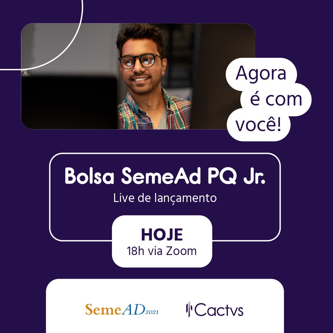 CactvsSa's tweet photo. Você que concluiu seu doutorado em 2016 em diante, a Cactvs está ao lado! Nossa live com a SemeAd acontece hoje, não fique de fora! Vamos dar todos os detalhes da novidade que preparamos para você!
#cactvsuniversidades #cactvsbolsadeestudos #bolsacactvs #cactvs #SemeAd #SemeAdUSP https://t.co/e2SbHtCZi3