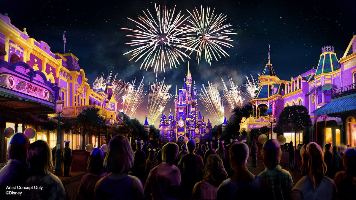ディズニーワールドファン Jp ウォルトディズニーワールド50周年 を記念して マジックキングダム でデビューする Disney Enchantment 初日のショーをyoutubeライブにてお届けします T Co Gzpr0rahlj 海外 ディズニー ディズニーワールド