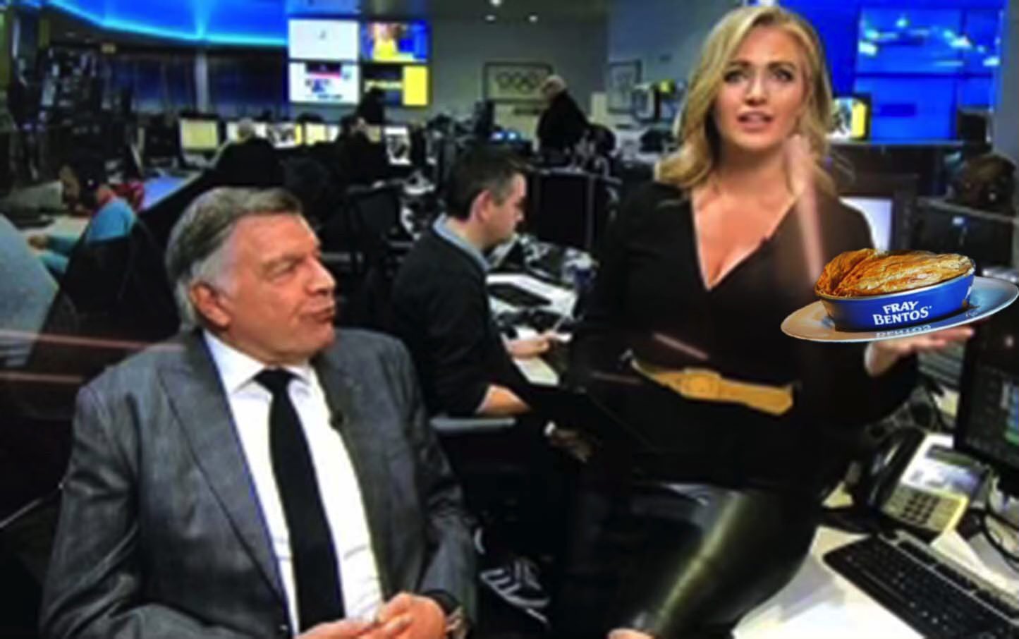 HLTCO on Twitter: "It wouldn't be Transfer Deadline Day without this  picture of Sam Allardyce eyeing up Hayley McQueen like a Greggs Steak Bake.  https://t.co/yIiCuCKxsN" / Twitter