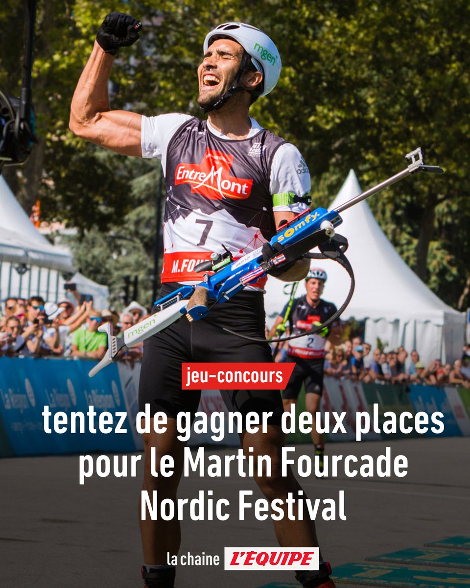 lachainelequipe's tweet image. ⛷🎟 RT + Follow pour tenter de gagner 2 places pour le Martin Fourcade Nordic Festival, prévu le samedi 4 septembre à Annecy ! 

#lequipeBIATHLON