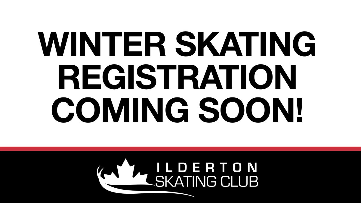 🔜 Our 2021-2022 September/Winter Skating Registration will be open! 

Stay tuned to our website: ildertonskating.com for more information. 

We can't wait to get back on the ice! 

#ISC #figureskating #believeandachieve