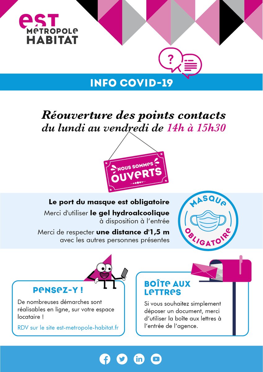 Est Métropole Habitat tweet media