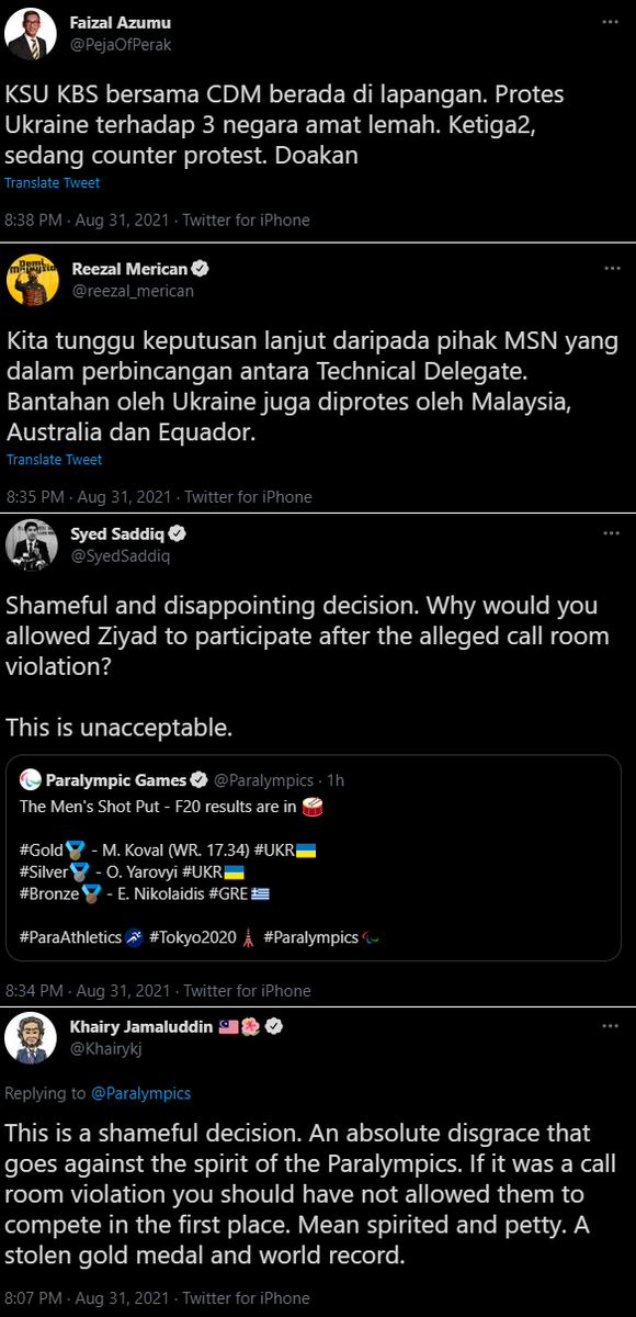 sengfoo88's tweet photo. Nice to see the current and former Ministers of Youth and Sports have voiced out on Ziyad's injustice. https://t.co/oaVVO8jM5h
