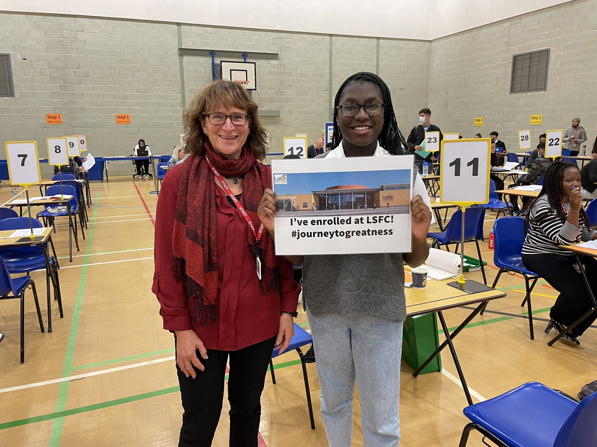 Luton Sixth Form College on Twitter "Here we have one of our first