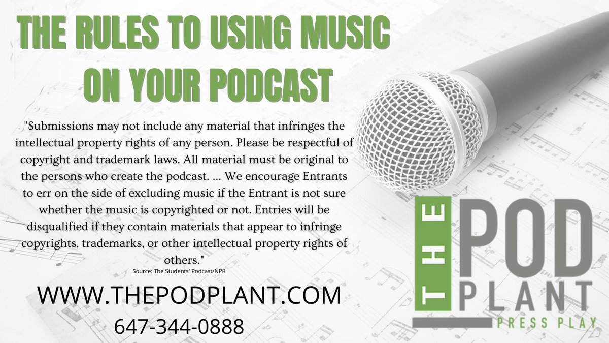 In case you missed it, our newest podcast is out, talking about using music in your podcast.  open.spotify.com/episode/3DCWdO…
thepodplant.com
#thepodplant #podcasting #createyourshow #branding #communicate #advertise #telltheworld #shareyourbrand #outreach