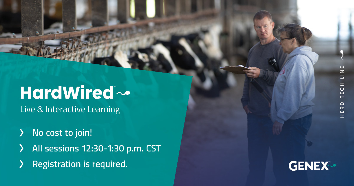 What does sustainability mean to your farm &amp; how do genetics play a role? Join Dr. Kim Egan 9/2, as she shares real farm data &amp; analyzes importance of sustainability. Walk through the steps needed to make sustainability a leading priority in your herd. bit.ly/3o2ACc4