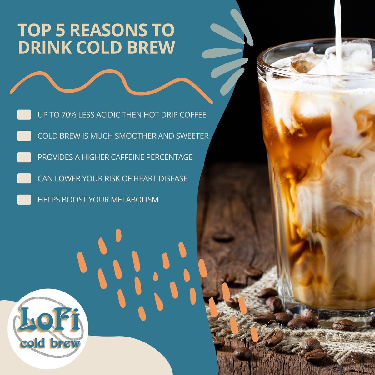 loficoldbrew's tweet image. 📈More people are starting to prefer 🧊cold brew over traditional ♨️hot drip coffee for its 💝health benefits. 
.
#LoFiColdBrew #LoFi #LocalAZ #ArizonaCoffee #OragnicCoffee #ColdBrewCoffee #AZCafe #AZBusiness #BuyLocal #ColdBrew #Coffee #Cafe #GilbertArizona #EastValleyArizona