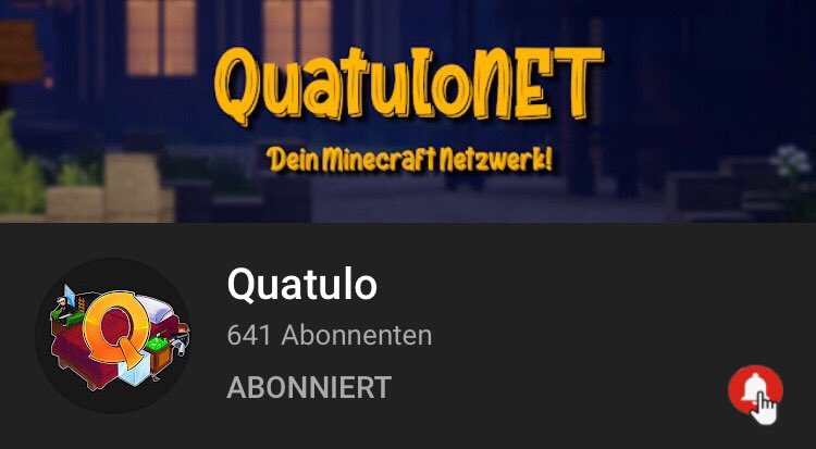 📕 | INFORMATION • QuatuloNET

Wir haben seit etwas längerem einen YouTube-Account!
Für Informationen, könnt ihr gerne unser Account abchecken.

youtube.com/c/Quatulo

» | Support • ❤️ + 🔁 = 👑