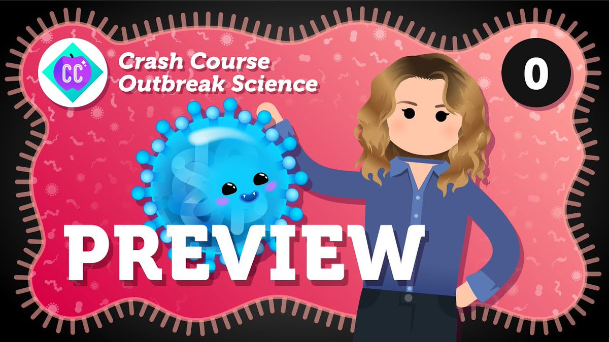 TheCrashCourse's tweet photo. Introducing... Crash Course Outbreak Science! In this course, @PardisSabeti will talk us through what causes infectious disease outbreaks, the history of outbreaks, and how we can all work together to tackle and prevent them. Watch the preview here: https://t.co/nr90gW34mj https://t.co/cgPhrcxkSc
