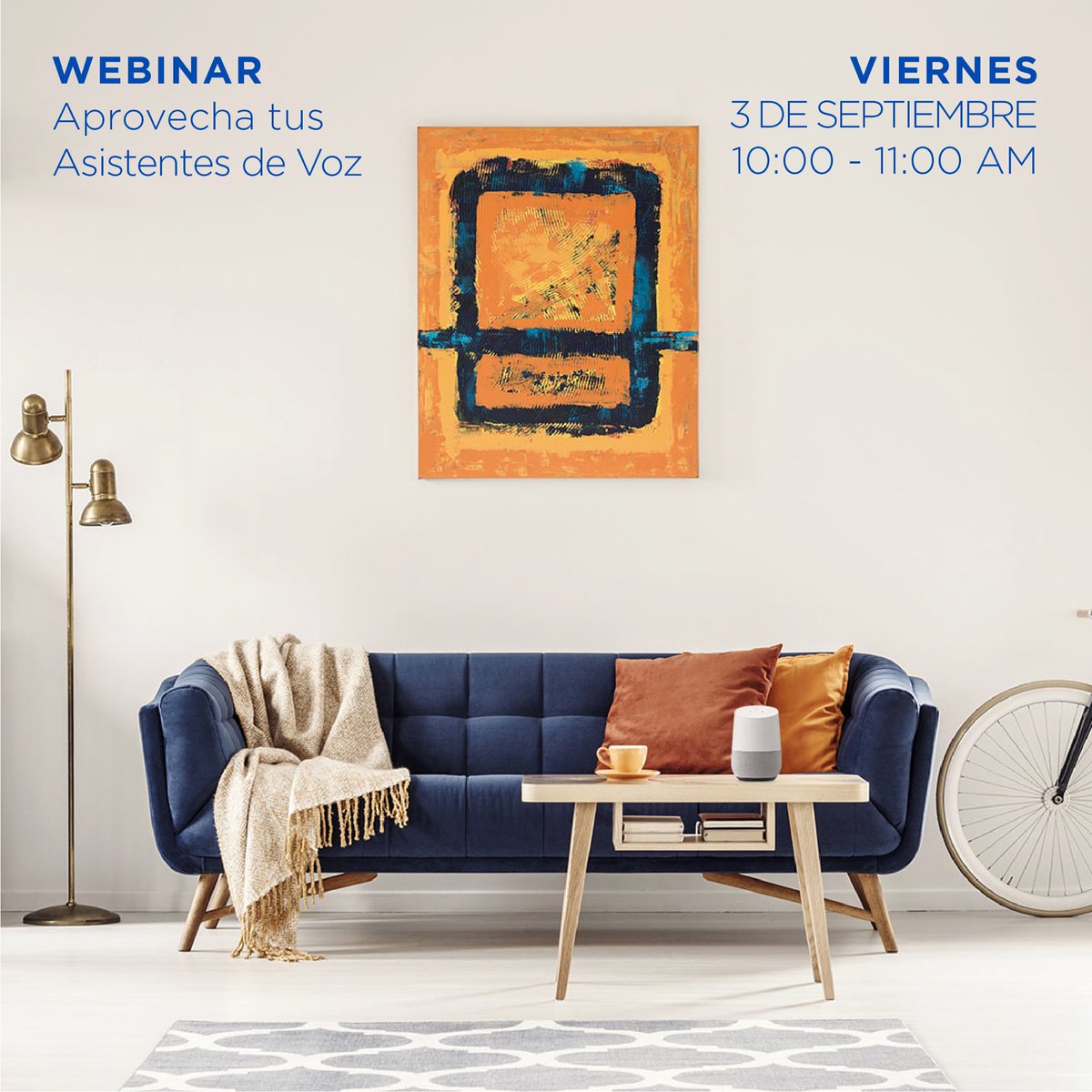Domofy1's tweet photo. Los asistentes de voz hoy en día son la mejor opción 🗣 

Aprovéchalos y conoce todas sus funciones en nuestro #Webinar, este viernes 3 de septiembre a las 10:00 AM.

▶️No olvides registrarte en nuestra página web: https://t.co/8mTmoemxVN 😃 https://t.co/Y5zB8XbB3G