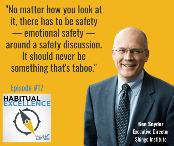 ValueCaptureLLC's tweet image. One year since we published this #HabitualExcellence episode with Ken Snyder from @ShingoPrize and every word resonates just as clearly. #ShingoModel #ShingoGuidingPrinciples #ThreeInsightsOfOrganizationalExcellence hubs.li/H0WjM7s0