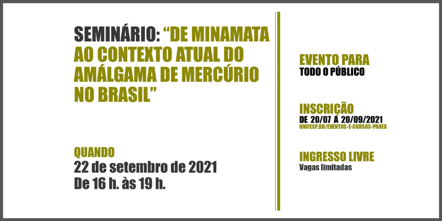 unifesp's tweet image. Evento apresentará o contexto atual mundial e nacional sobre o controle e eliminação do #amálgama dentário de prata e as alternativas sem mercúrio para a #odontologia visando proteger a saúde humana e o meio ambiente. bit.ly/2Y42oNS. #unifesp #somosunifesp