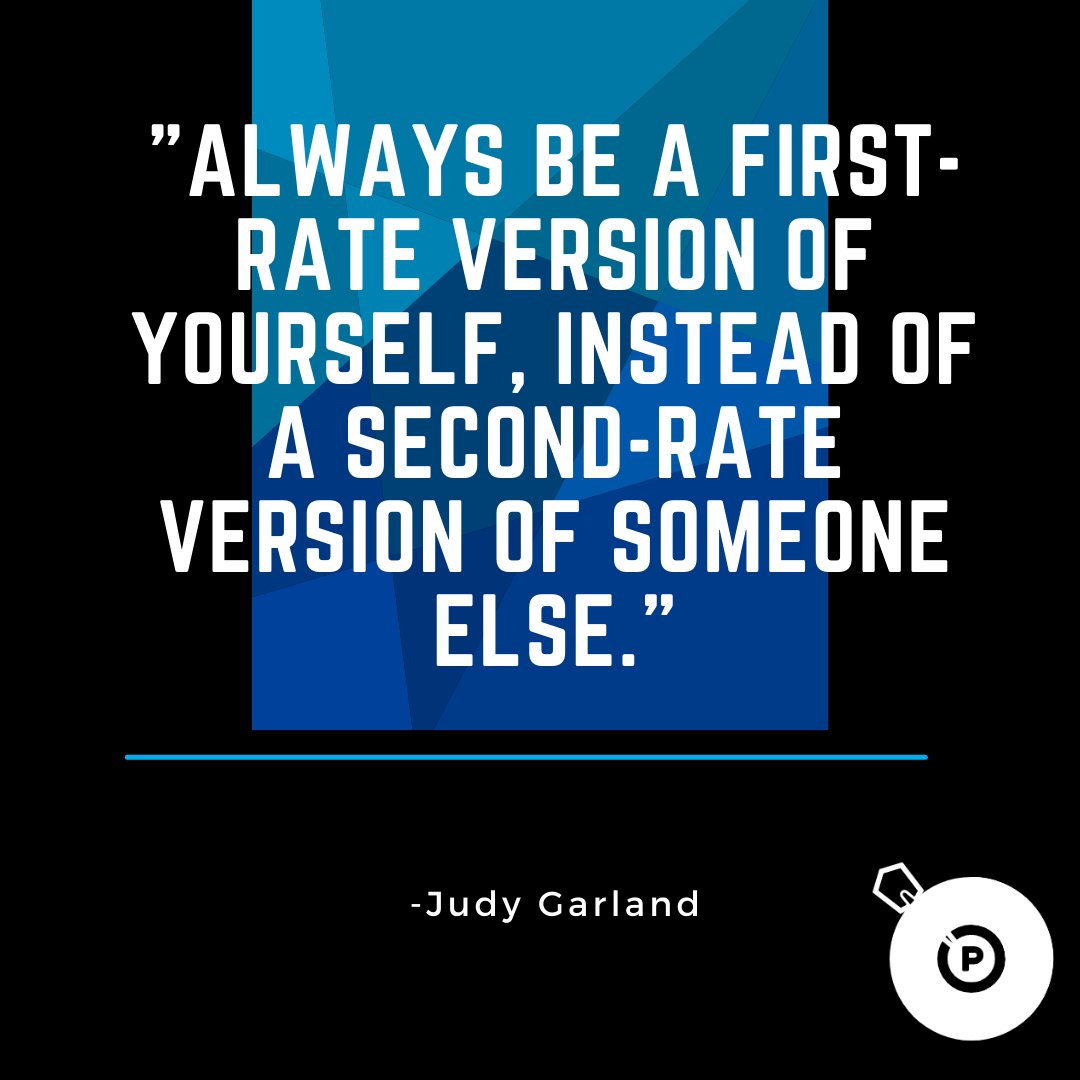 🥇🙋🥈👥 'Always be a first-rate version of yourself, instead of a second-rate version of someone else.' 🥇🙋🥈👥 

-Judy Garland

#beyourself #judygarland #noimitation #judygarlandquotes #beyourselfeveryoneelseistaken