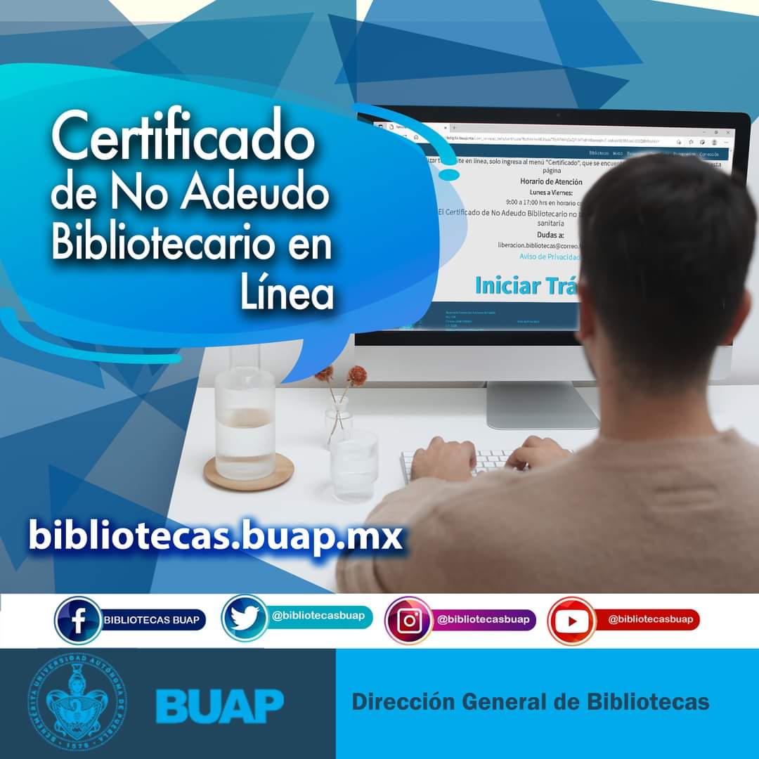 bibliotecasbuap's tweet photo. #QuedateEnCasa
#BUAPenCasa
A los estudiantes BUAP en proceso de titulación.
Realiza #EnLínea el trámite de liberación de bibliotecas para obtener el certificado de no adeudo bibliotecario da clic: 👩💻👨💻https://t.co/D7n6XQBB4f https://t.co/fQHIVeSyeA