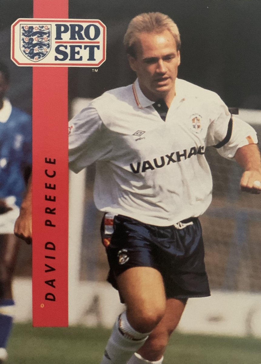 daily_set's tweet photo. Top career at @LutonTown. scored vs @AVFCOfficial on his debut. League Cup winner in ‘88. Played 336 times in the league + scored 21 goals over 11 years. Played for England B and went on to coach for @telfordutd. Sadly, passed away aged just 44. #ProSet #ProSetDaily #LutonTownFC https://t.co/NhQvNAs4xl
