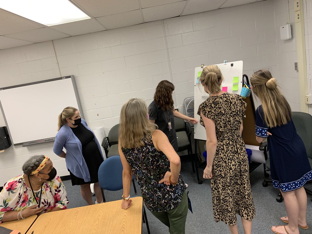 2nd grade teachers creating working agreements for our work together. ⁦<a href="/BrenMarPark_ES/">Bren Mar Park ES</a>⁩