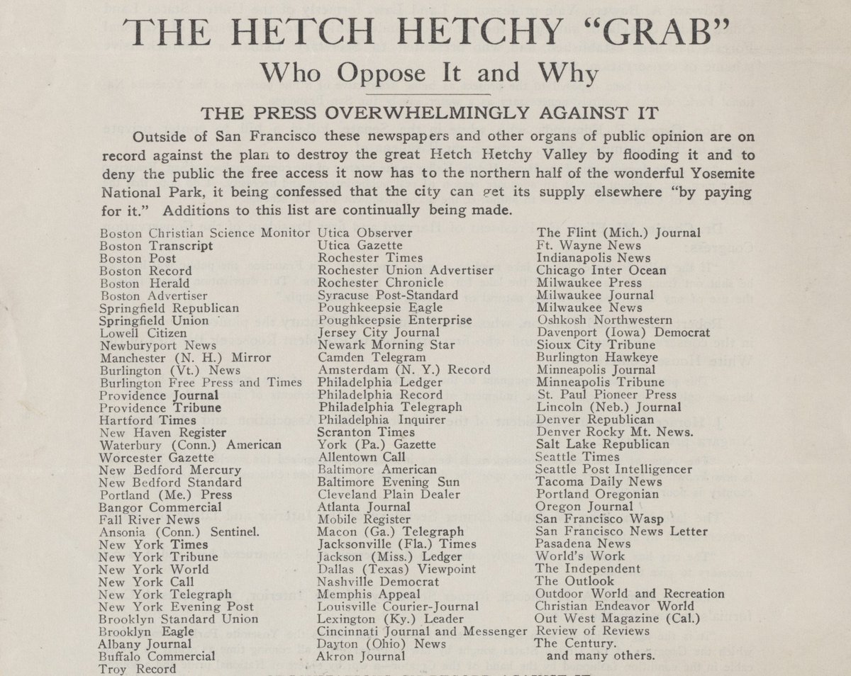 HetchHetchy's tweet image. hetchhetchy.org/new-york-times…
#restorehetchhetchy