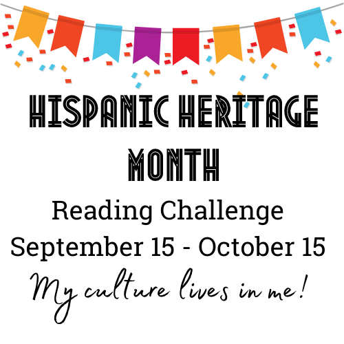 drangieldavis's tweet photo. Save the date! The Hispanic Heritage Reading Challenge begins on September 15th.  Learn more at https://t.co/OK81uI8oUS @GISDREADS @gisdengagement #HispanicHeritageMonth https://t.co/VEDuZp3smN