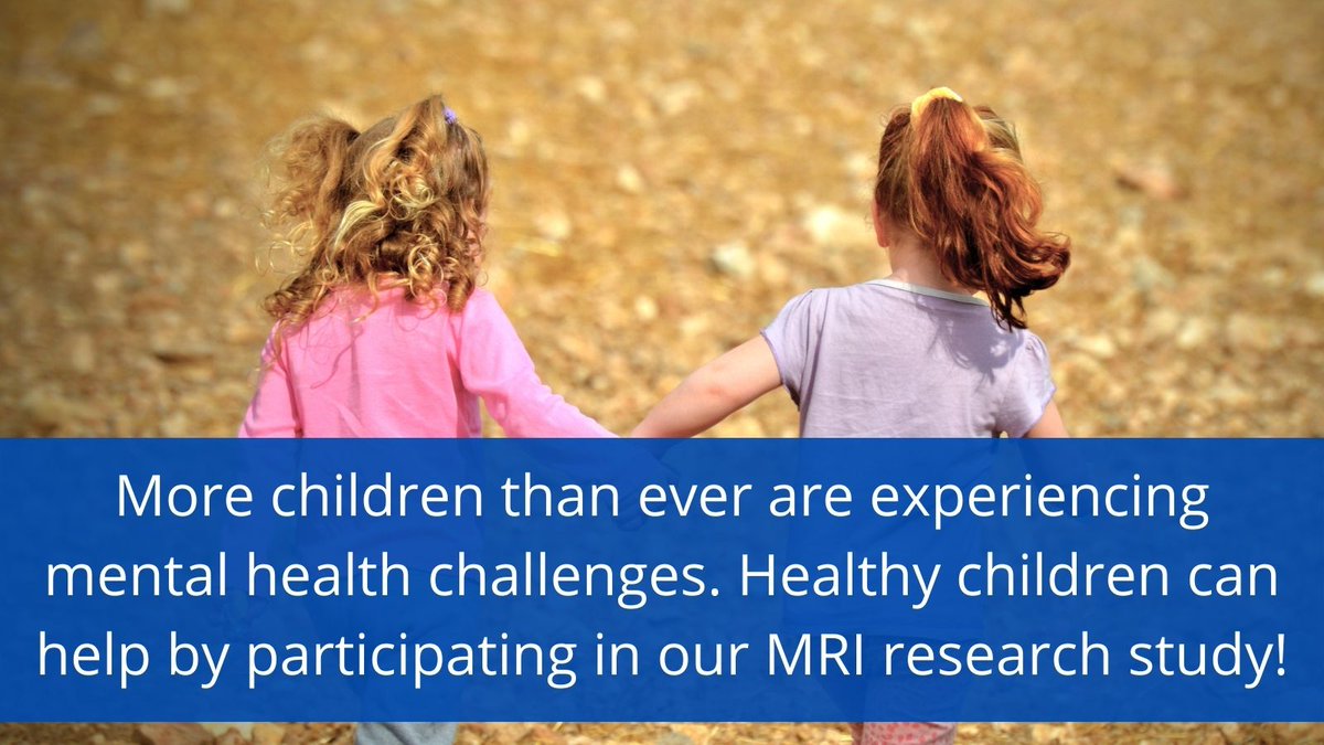 CogDevelopLab's tweet photo. If you know a child between the ages of 6 and 14, they can help other children by participating as a healthy volunteer in our MRI research study!

Visit https://t.co/i9S1FvXfBV to get started!

#Teachkids #researchforkids #NYSPI #marshlab #mentalhealth #CBTworks #psychtwitter https://t.co/Xq2X3swegM