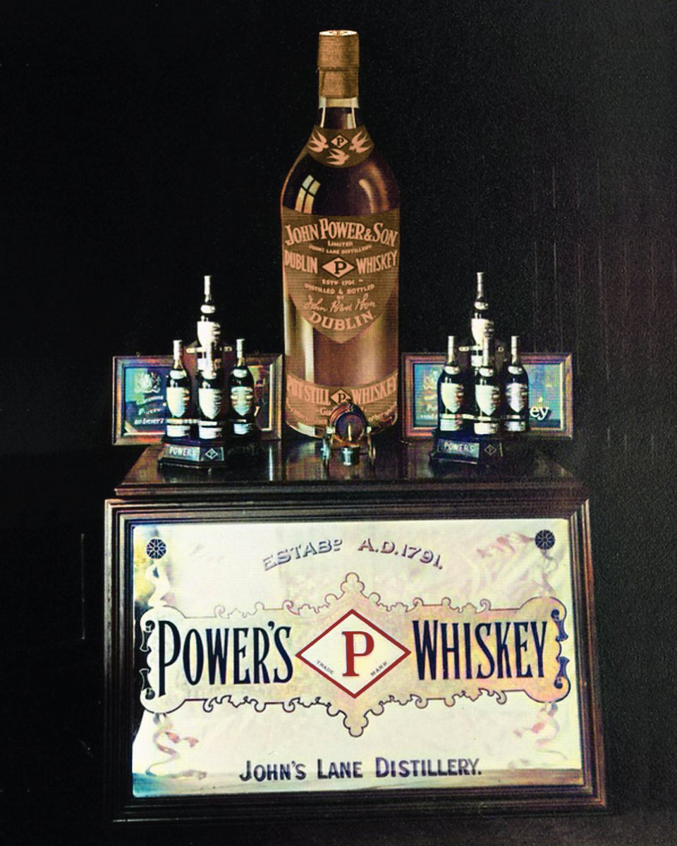 We were the first in Dublin to bottle our own whiskey in 1886 and, a few years later, we invented the world’s first "airline bottle", nicknamed the "Baby Power". Bottling allowed the brand to travel more easily and soon POWERS was one of the most popular whiskeys in the world.