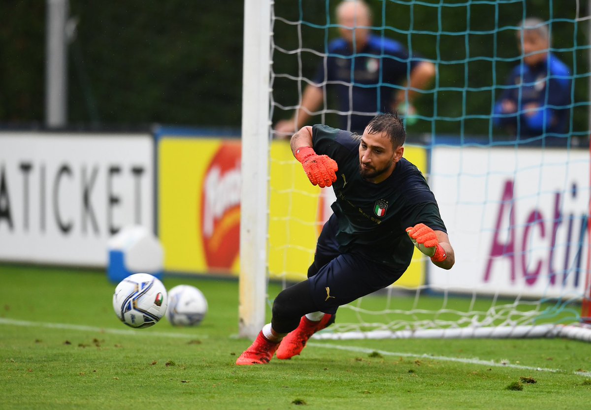 donnarumma's tweet photo. Road to the World Cup 🏆🧤@Azzurri #Nazionale #WCQ #Qatar2022 #VivoAzzurro https://t.co/cGDpt8OTGU