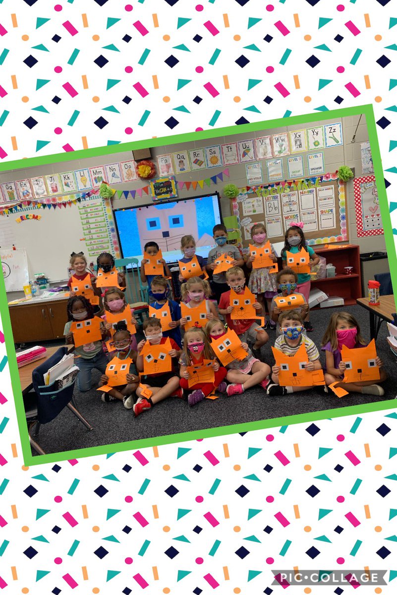 mrswhiteJNES's tweet photo. Yesterday for our shape unit we read the book Square Cat! Then we turned our squares into our very own Square Cat! #ilovekindergarten #iheartJNES https://t.co/FjiQ1pDYcN