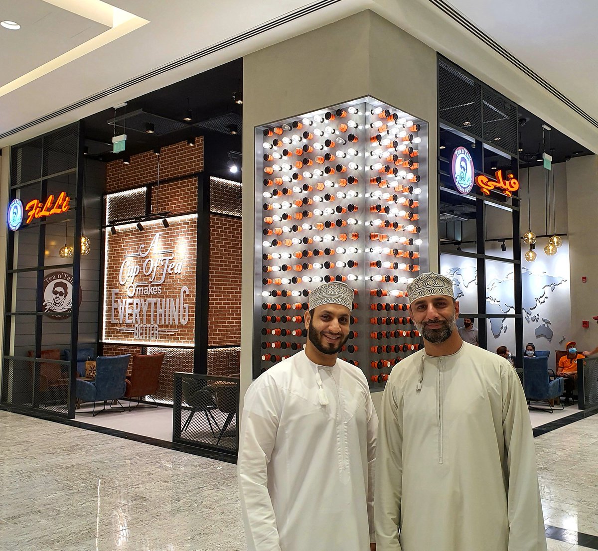 alharithkhalili's tweet photo. ليلة إفتتاح #مول_عمان أمام مقهى #فيلي
نسأل الله التوفيق
#MallOfOman opening night in front of @FilliCafeOman with my partner @Jehad_Alkhalili #AAMAAL https://t.co/mKRJCxH016
