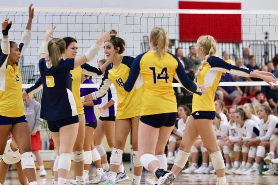 It’s game day! Our first conference game at Mukwonago 7:00 pm. Come cheer us on!  #WeAreKM.    💪🏼🏐🙌
