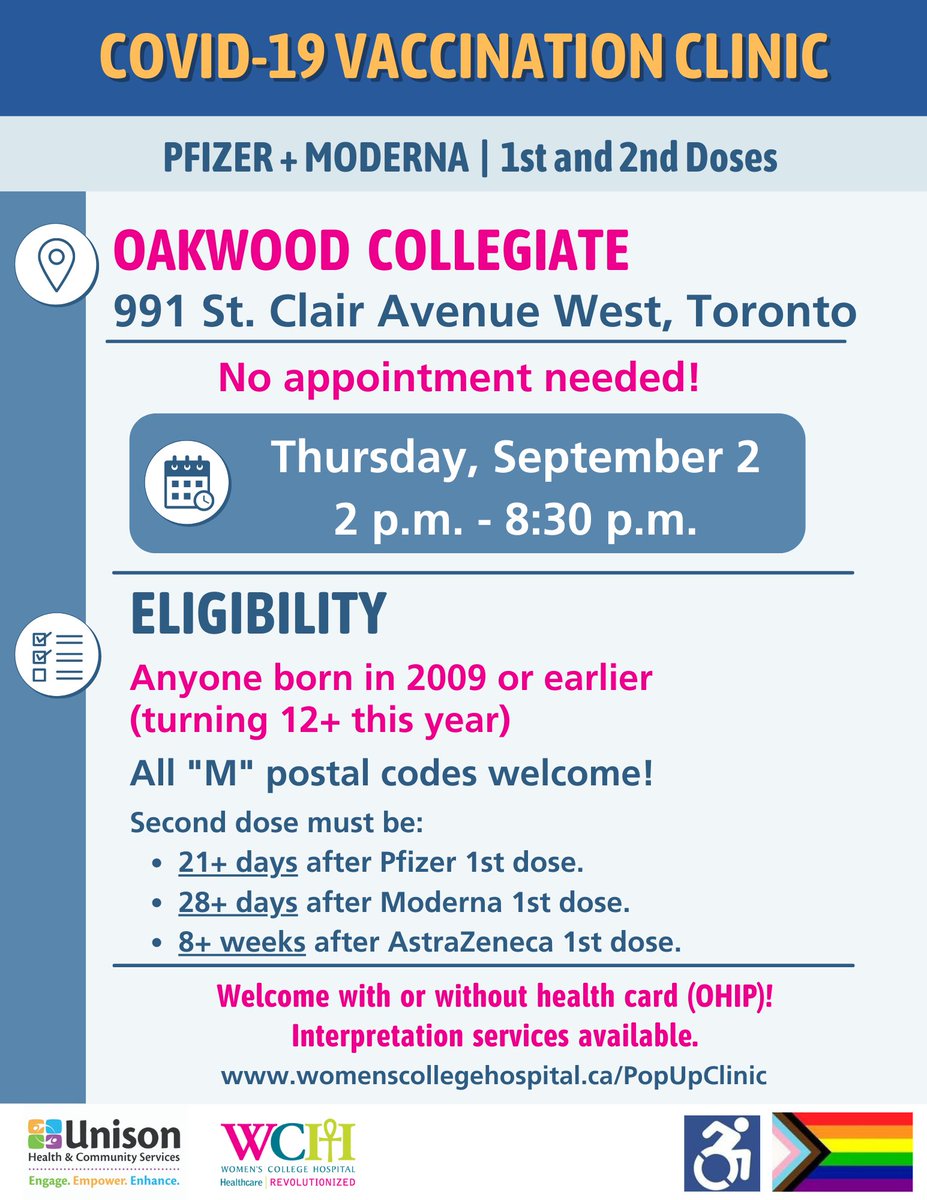 WCHospital's tweet photo. #TeamVaccine is back this week to get you a #COVID19Vaccine and some awesome prizes from @thisisourshotca! Over 100 gift cards to give away and a selection of @TorontoFC jerseys (while supplies last). 

Be sure to stop by! No appointments needed.

#COVID19 #ThisIsOurShotCA https://t.co/BE4qFHNLXF