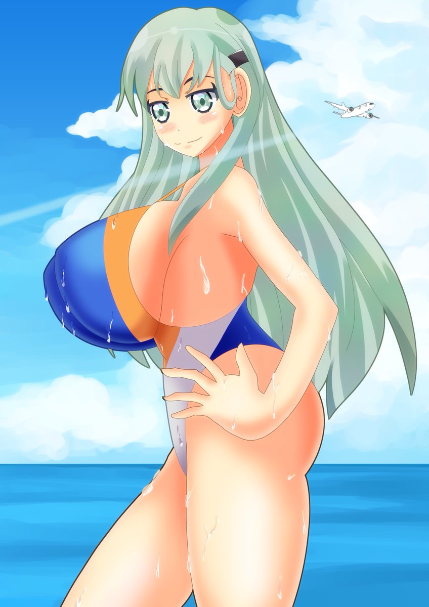 8月も終わりですね 早いものです
#巨大娘 #giantess 