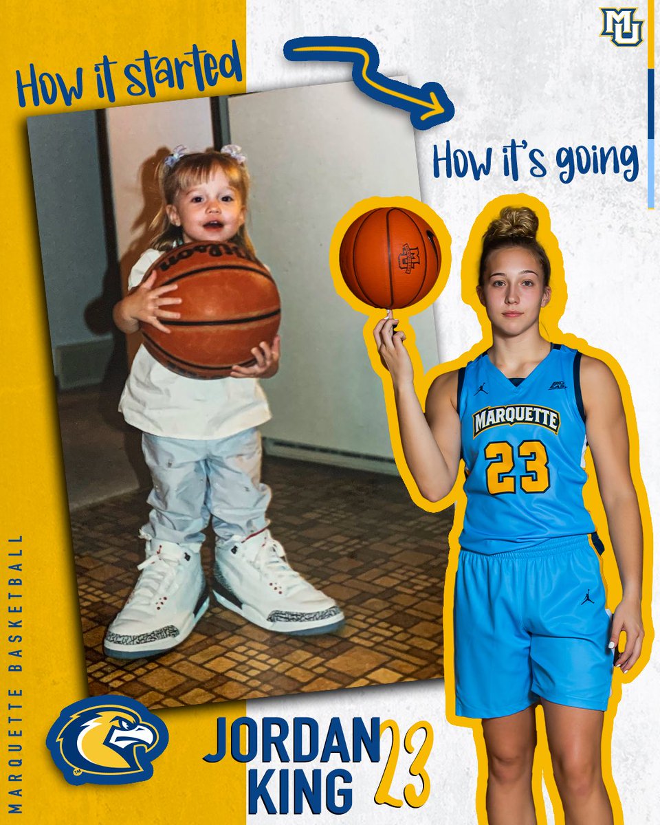 How it started vs How it’s going..
Even back then <a href="/_jkinggg_/">Jordan King</a> was rocking the brand <a href="/Jumpman23/">Jordan</a> #muwbb