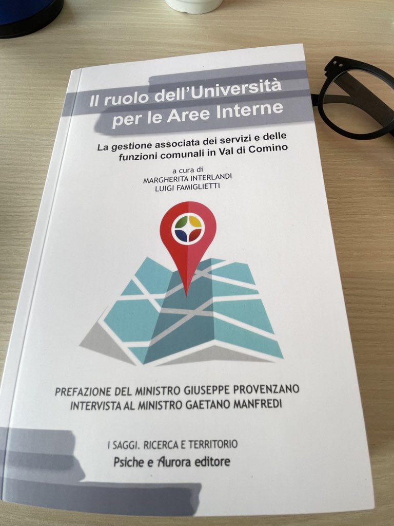 Un bel lavoro di <a href="/unicassino/">Unicassino</a> curato da <a href="/Interlandi_m/">Margherita Interlandi</a> e <a href="/luifam/">Luigi Famiglietti</a> in cui protagonisti sono gli studenti della #ValdelComino. Con la prefazione di <a href="/peppeprovenzano/">Peppe Provenzano</a>, un’intervista a <a href="/GaeManfredi/">Gaetano Manfredi</a>. E altri interventi del gruppo di lavoro <a href="/areeinterne/">areeinterne</a> <a href="/FormezPA/">Formez</a> <a href="/FondazioneIFEL/">IFEL Fondazione ANCI</a>