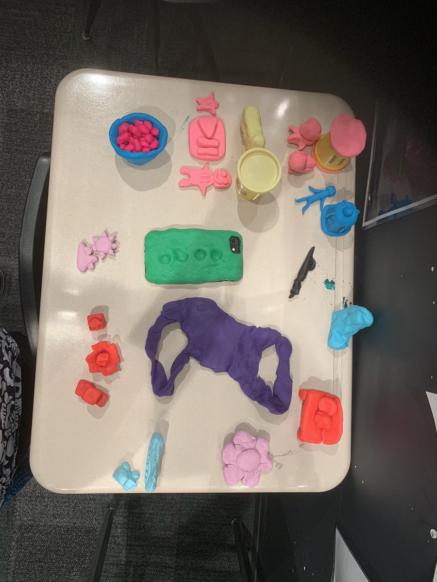 jamestowndrama's tweet image. Technical Theatre means problem solving!! Today we solved problems with Play-doh. We solved big problems like bee extinction and seemingly big problems like cell phones with low batteries. #everyproblemhasasolution #wearewjcc @JamestownHigh @schooltheatre