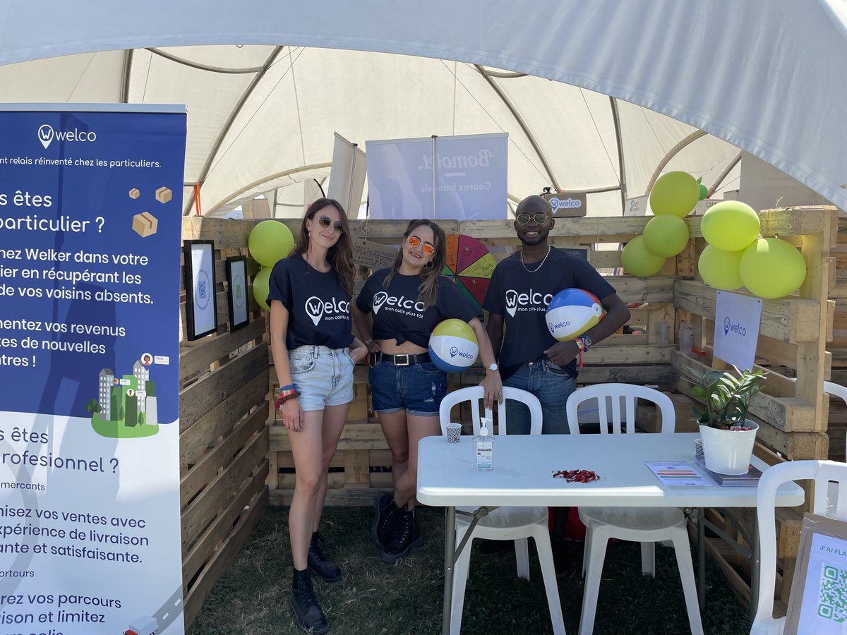 welco_app's tweet photo. Ce week-end l’équipe Welco était au @FestivalDelta au côté de +60 startups. L’occasion de présenter notre projet aux 80 000 festivaliers. 🤩
Merci à tous pour votre bonne humeur et welcome dans la family pour les nouveaux Welkers.📦 https://t.co/ocpAcvloYz