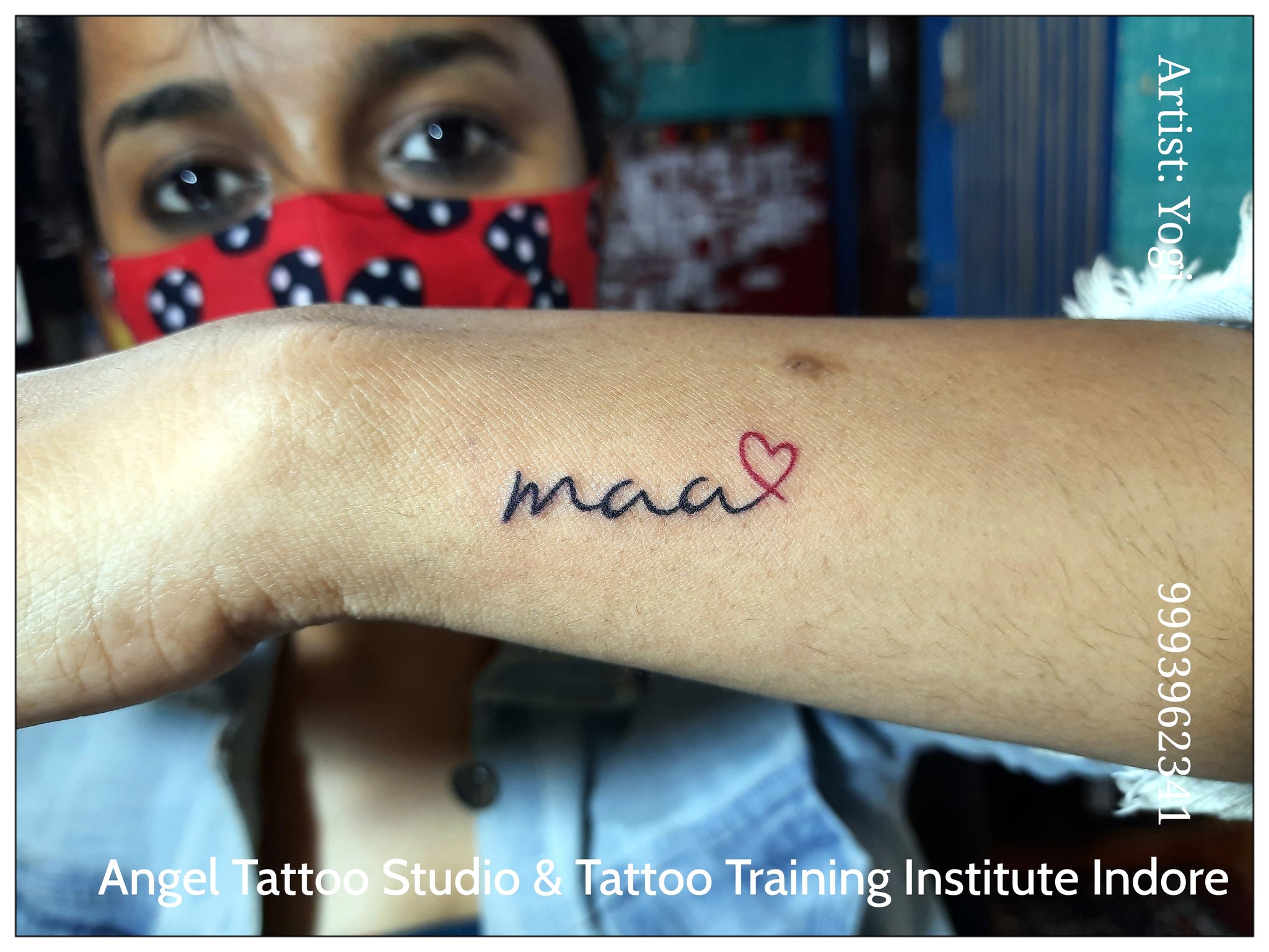 Trishul with Om and maa tattoo... - Deep Aarchi Tattoo | Facebook