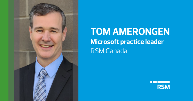 DPHirdCA's tweet image. Our #leadership team continues to grow! Please join me in welcoming Tom Amerongen, our newest RSM Canada partner, to the firm: rsm.buzz/3gMXcEP