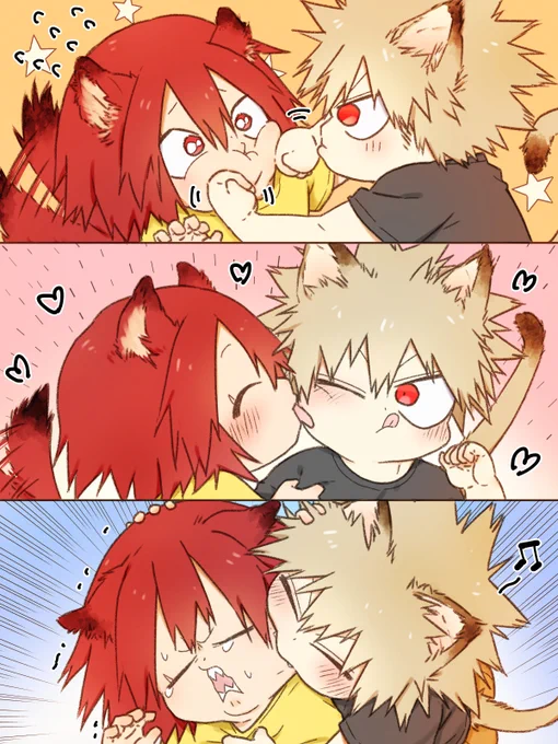 #KrBkMonth2021 🐺🐱パラダイス
このタグ～!使いたかったのよ～!間に合ったわ! 