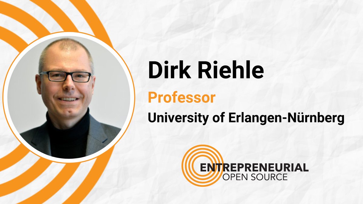 Entrepreneurial Open Source (@oss4biz) on Twitter photo .<a href="/dirkriehle/">@dirkriehle@hachyderm.io</a> of <a href="/UniFAU/">FAU Erlangen-Nbg</a> shares his advice for businesses considering an #opensource business strategy, and discusses why companies are interested in open source software. Listen to the episode here: hubs.la/H0VYR0D0 #OSS4Biz .<a href="/dirkriehle/">@dirkriehle@hachyderm.io</a> of <a href="/UniFAU/">FAU Erlangen-Nbg</a> shares his advice for businesses considering an #opensource business strategy, and discusses why companies are interested in open source software. Listen to the episode here: hubs.la/H0VYR0D0 #OSS4Biz