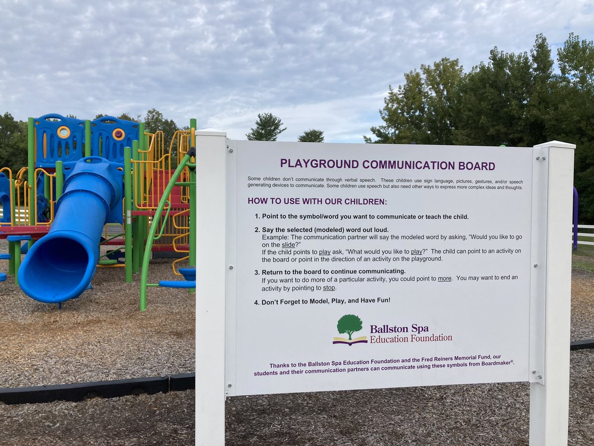 New communication boards have been installed at the <a href="/BSCSD/">Ballston Spa CSD</a> elementary schools thanks to the Fred Reiners Memorial Fund managed by <a href="/BSpa_EF/">Ballston Spa Education Foundation</a>