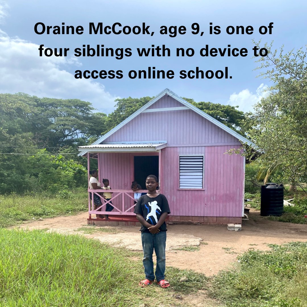 UNICEFJamaica's tweet image. 120,000 Jamaican children were cut off from education since schools closed and went online. This is one family’s experience in Free Town, St Catherine. 

✍️🏿by their Auntie: blogs.unicef.org/jamaica/not-a-…

#LostToLearning