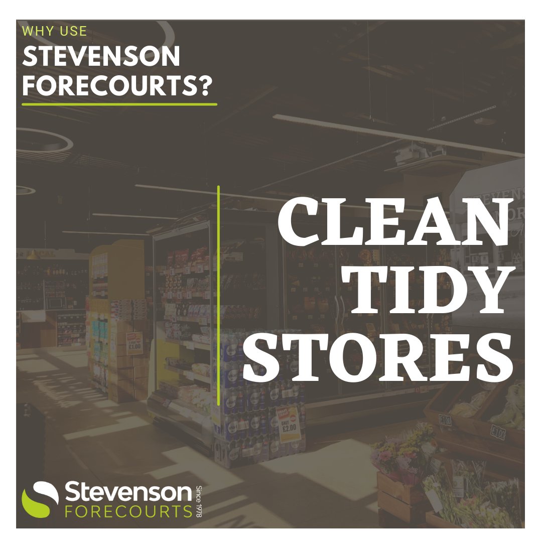 We pride ourselves on the cleanliness of each of our forecourts, from the pumps all the way to the shop floor. 👌