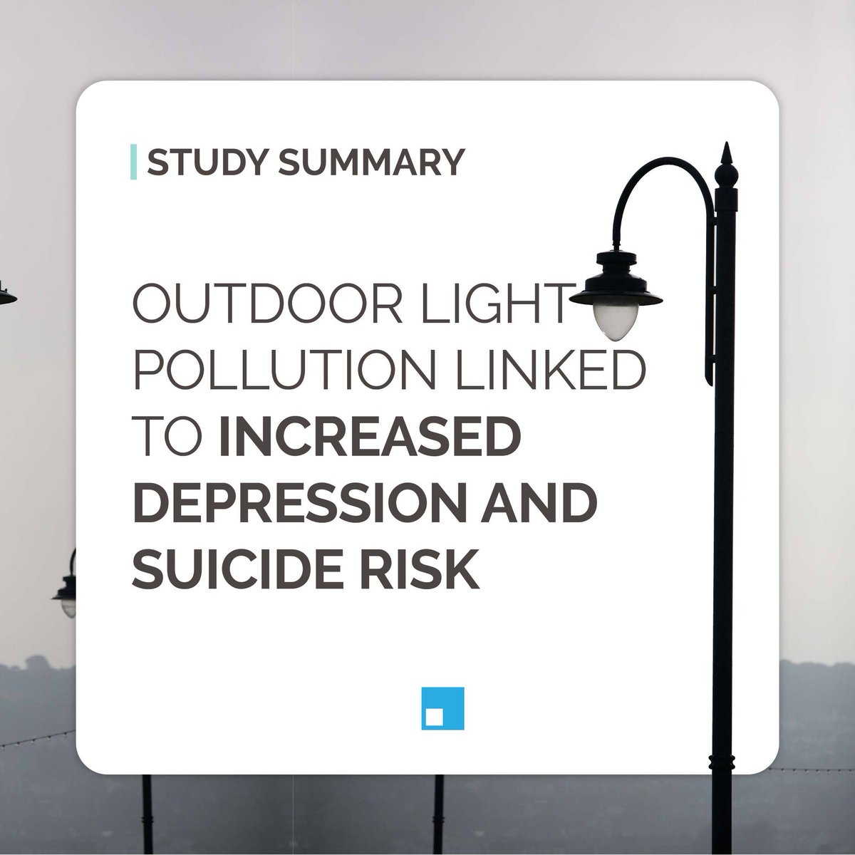 ScienceTrusted's tweet image. Can artificial light pollution really cause depression?

Read the research study here: 

trusted-science.com/study-summary-…
