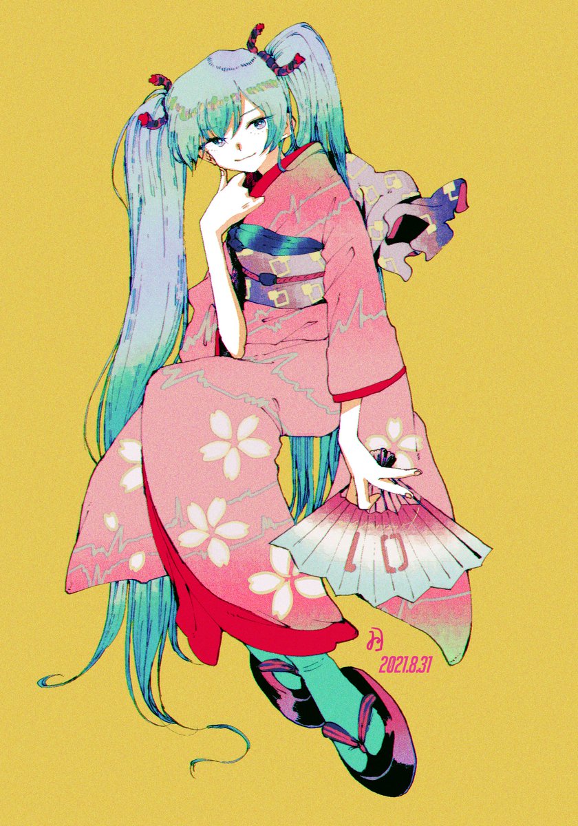 初音ミク「COOL JAPAN🎌
 #初音ミク 
 #初音ミク生誕祭2021 」|朝際イコ 🪷 Ico Asagiwaのイラスト