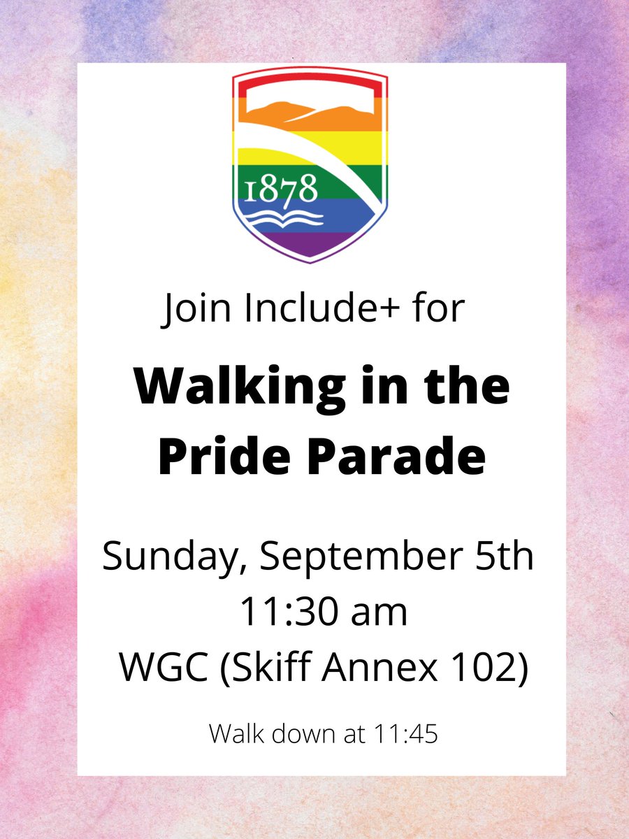 IncludeChamp's tweet photo. Join Include+ on Sunday at 11:30 for marching in the pride parade! https://t.co/qWNATOS4k2