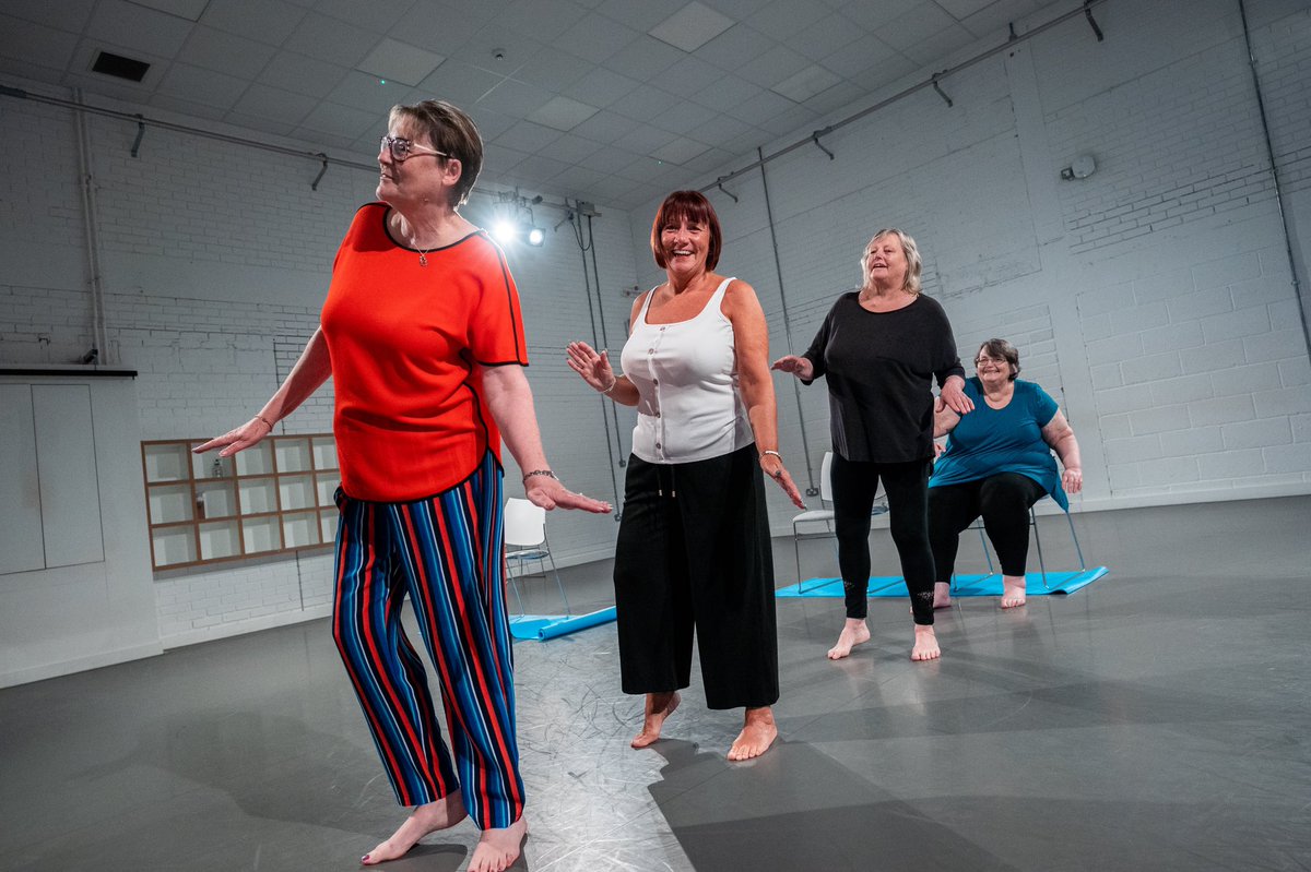 AUBdance's tweet photo. We are so proud to be running a new community dance class for the over 55’s, aiming to connect participants physically and socially, through the simple joys of dance and movement. Go to https://t.co/1oqmPNy0ck to find out more @inspiredAUB https://t.co/52qrCQ0Fwo