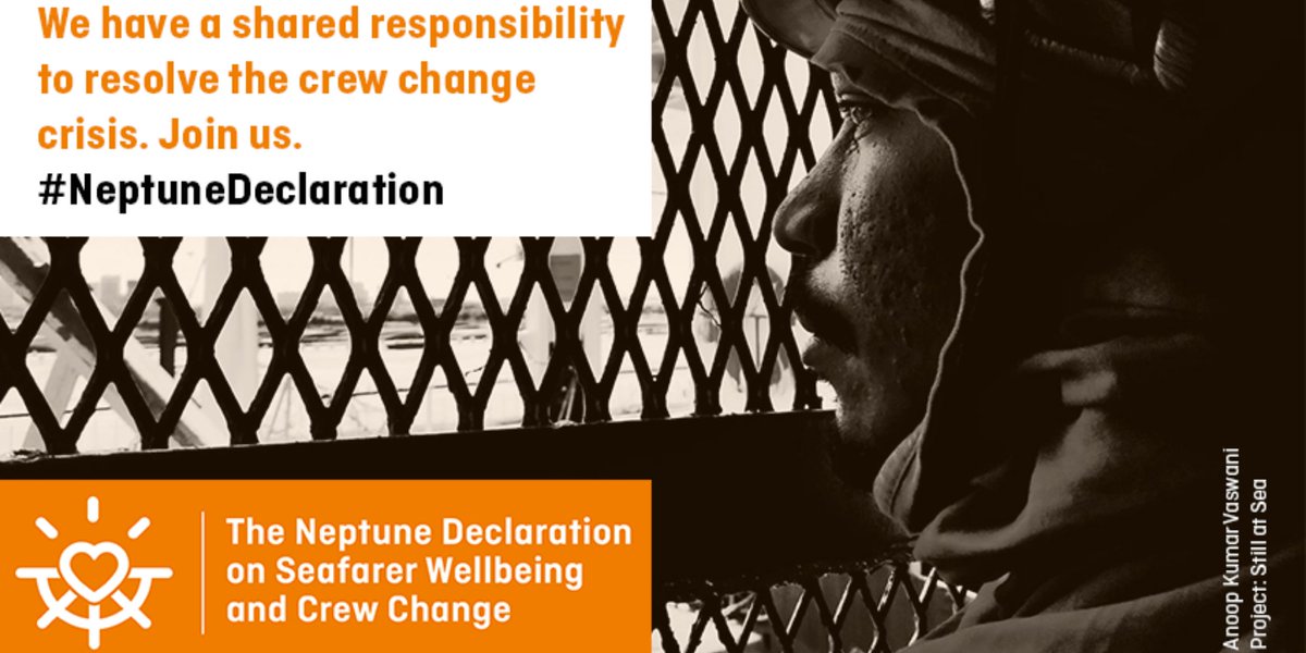 ACPA_AAPC's tweet photo. We are proud to announce that ACPA is now a signatory of the @glmforum's #NeptuneDeclaration on Seafarer Wellbeing and Crew Change. ➡️https://t.co/W4jVp9u9nd https://t.co/EqtewOumhh