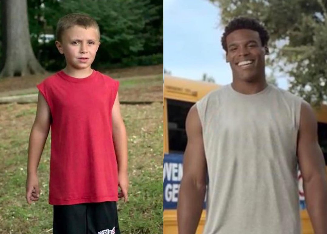 TotalProSports's tweet photo. This kid actually ended up being Mac Jones and took Cam Newton's job... 😂😂😂 https://t.co/m51ZKuZHC3