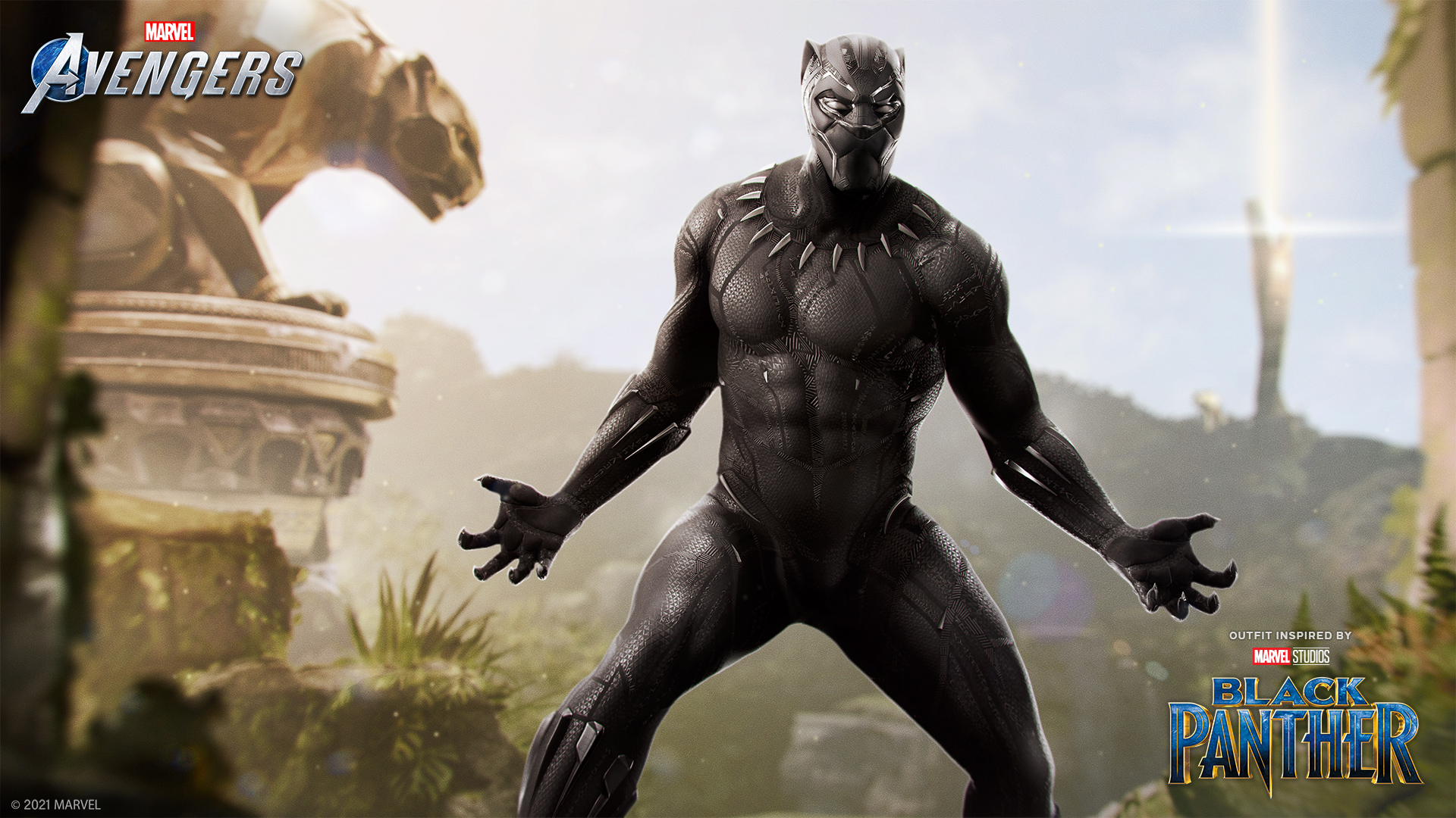 Marvel's Avengers on X: The Black Panther is here. 👑 Inspired by the  Marvel Cinematic Universe, Black Panther's Marvel Studios' Black Panther  Outfit features a king fighting for the throne and for