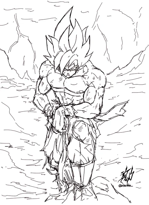 こっちだフリーザ#ドラゴンボール #イラスト 