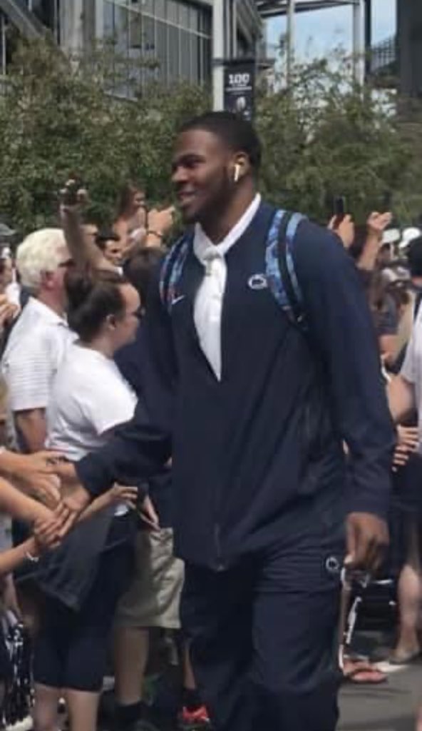 This was your last “first game of the season” two years ago with PSU! You’ll be missed this year. #begreat #CowboysNation #psufamily <a href="/MicahhParsons11/">Micah Parsons</a>